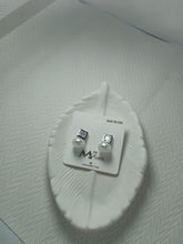 Silver Square Shaped Earrings
